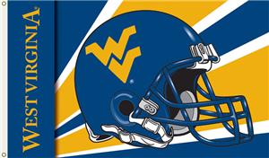 COLLEGIATE West Virginia Helmet 3' x 5' Flag
