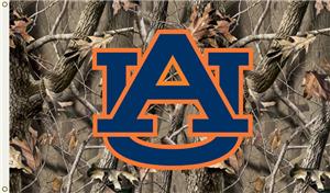COLLEGIATE Auburn Realtree Camo 3' x 5' Flag