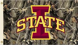 COLLEGIATE Iowa State Realtree Camo 3' x 5' Flag