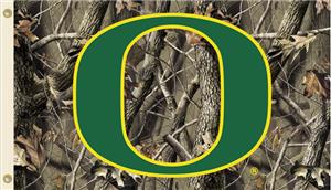 COLLEGIATE Oregon Realtree Camo 3' x 5' Flag