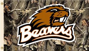 COLLEGIATE Oregon State Realtree Camo 3' x 5' Flag
