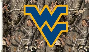 COLLEGIATE West Virginia Realtree Camo Flag