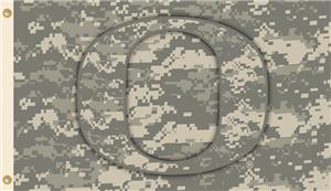 COLLEGIATE Oregon Military Camo 3' x 5' Flag