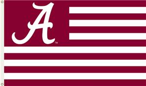 COLLEGIATE Alabama Stripes 3' x 5' Flag