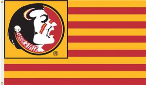 COLLEGIATE Florida State Stripes 3' x 5' Flag