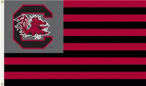 COLLEGIATE South Carolina Stripes 3' x 5' Flag