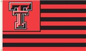 COLLEGIATE Texas Tech Stripes 3' x 5' Flag COLLEGIATE Texas Tech Stripes 3' x 5' Flag