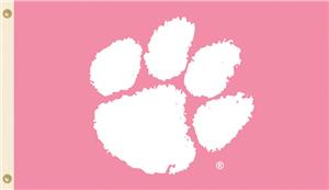 COLLEGIATE Clemson PINK 3' x 5' Flag