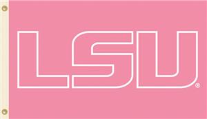 COLLEGIATE LSU PINK 3' x 5' Flag