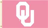 COLLEGIATE Oklahoma PINK 3' x 5' Flag