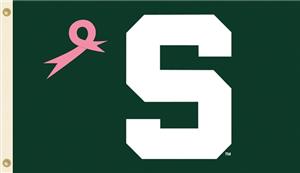 COLLEGIATE Michigan State PINK 3' x 5' Flag