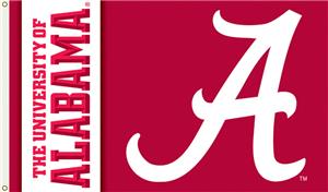 COLLEGIATE Alabama Script "A" 3' x 5' Flag