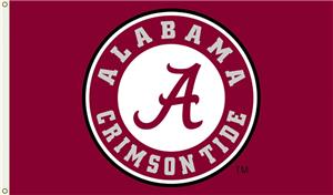 COLLEGIATE Alabama Circle "A" 3' x 5' Flag