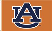 COLLEGIATE Auburn Orange "AU" Only 3' x 5' Flag COLLEGIATE Auburn Orange "AU" Only 3' x 5' Flag