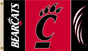 COLLEGIATE Cincinnati Bearcats 3' x 5' Flag