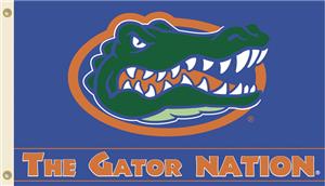 COLLEGIATE Florida "The Gator Nation" 3' x 5' Flag