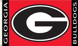 COLLEGIATE Georgia Bulldogs "G" 3' x 5' Flag