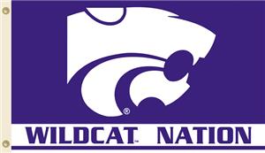 COLLEGIATE Kansas St. Wildcat Nation 3' x 5' Flag