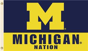 COLLEGIATE Michigan Nation 3' x 5' Flag
