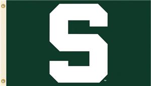 COLLEGIATE Michigan St. Logo Only 3' x 5' Flag
