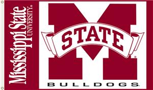 COLLEGIATE Mississippi State Bulldogs 3' x 5' Flag
