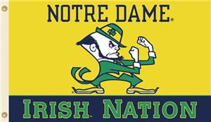 COLLEGIATE Notre Dame Irish Nation 3' x 5' Flag