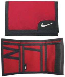 NIKE Tri-Fold Bank Wallet Red