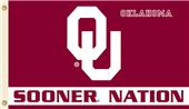 COLLEGIATE Oklahoma Sooner Nation 3' x 5' Flag COLLEGIATE Oklahoma Sooner Nation 3' x 5' Flag
