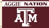 COLLEGIATE Texas A&M Aggie Nation 3' x 5' Flag COLLEGIATE Texas A&M Aggie Nation 3' x 5' Flag