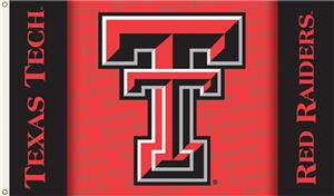 COLLEGIATE Texas Tech Double "T" 3' x 5' Flag