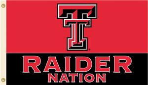 COLLEGIATE Texas Tech Raider Nation 3' x 5' Flag
