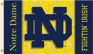 COLLEGIATE Notre Dame 2-Sided 3' x 5' Flag