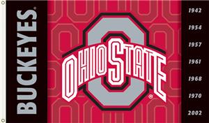COLLEGIATE Ohio State 2-Sided 3' x 5' Flag
