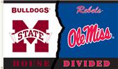 COLLEGIATE Miss St.-Ole Miss House Divided Flag