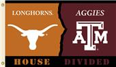 COLLEGIATE Texas-Texas A&M House Divided Flag COLLEGIATE Texas-Texas A&M House Divided Flag