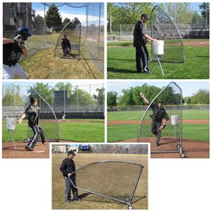 A-Screen Pro Baseball Pitching Screen Nets