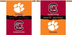 COLLEGIATE Clemson-S. Carolina Divided Banner
