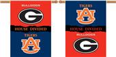 COLLEGIATE Georgia-Auburn House Divided Banner COLLEGIATE Georgia-Auburn House Divided Banner