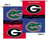 COLLEGIATE Georgia-Florida House Divided Banner COLLEGIATE Georgia-Florida House Divided Banner