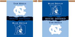 COLLEGIATE N. Carolina-Duke House Divided Banner