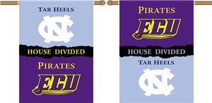 COLLEGIATE N. Carolina-E. Carolina Divided Banner