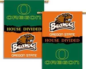 COLLEGIATE Oregon-Oregon St. House Divided Banner
