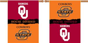 COLLEGIATE Oklahoma-Oklahoma St. Divided Banner