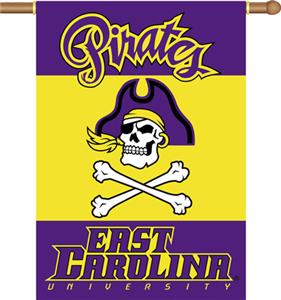 COLLEGIATE East Carolina 2-Sided 28" x 40" Banner
