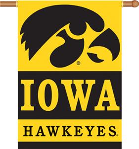 COLLEGIATE Iowa 2-Sided 28" x 40" Banner