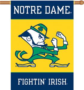 COLLEGIATE Notre Dame 2-Sided 28" x 40" Banner