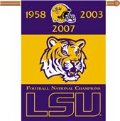 COLLEGIATE LSU Champ 2-Sided 28" x 40" Banner