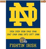 COLLEGIATE Notre Dame 2-Sided 28" x 40" Banner