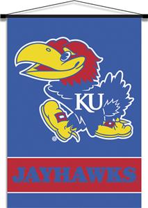 COLLEGIATE Kansas Indoor Banner Scroll