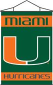 COLLEGIATE Miami Indoor Banner Scroll COLLEGIATE Miami Indoor Banner Scroll
